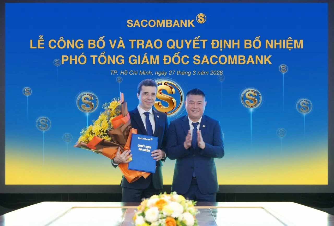 Sacombank có tân Phó Tổng giám đốc Sacombank có tân Phó Tổng giám đốc người Pháp