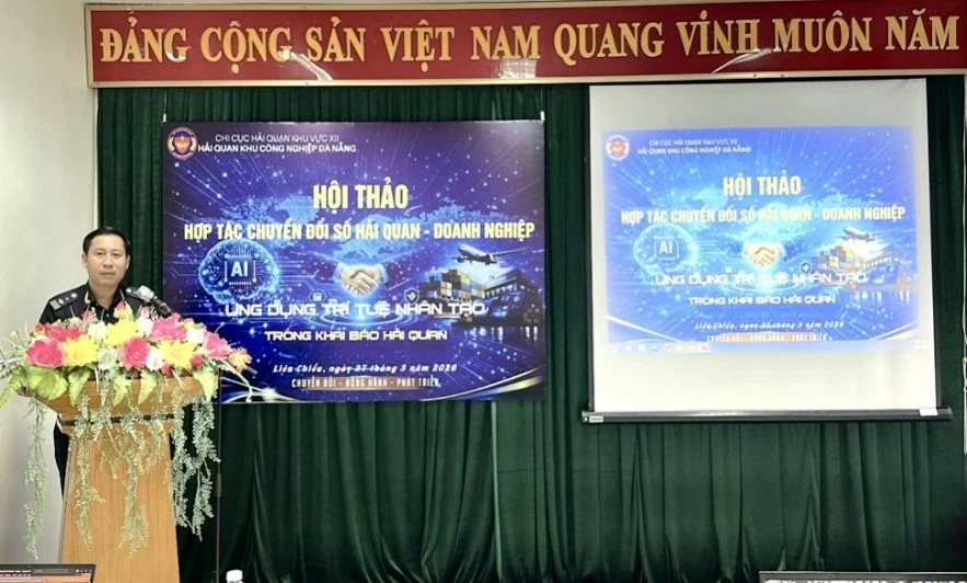 Ứng dụng AI, Hải quan KCN Đà Nẵng đồng hành doanh nghiệp chuyển đổi số