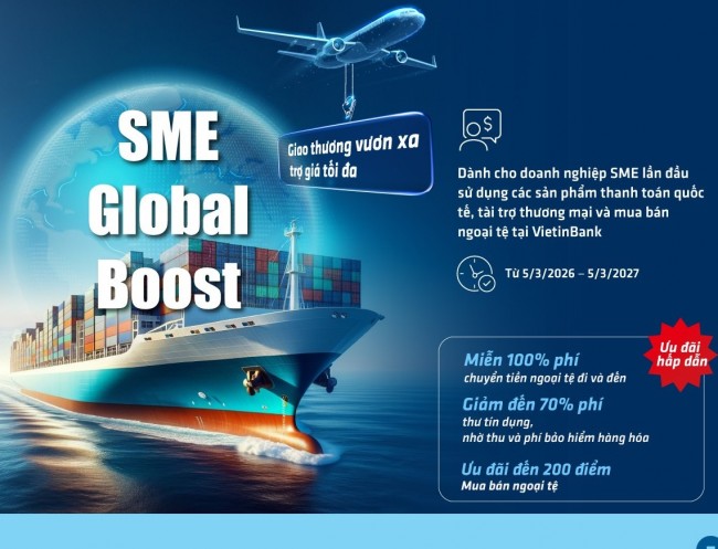 VietinBank triển khai gói ưu đãi lớn cho doanh nghiệp xuất nhập khẩu vừa và nhỏ