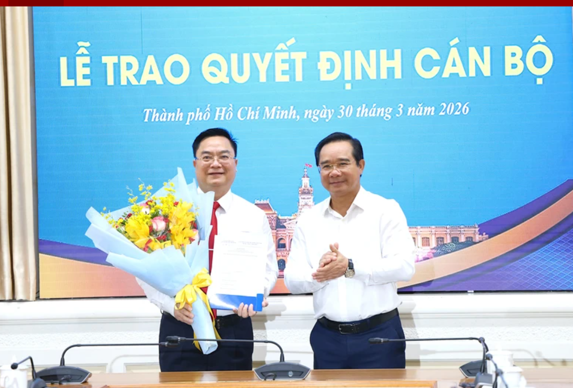 Ông Hoàng Vũ Thảnh giữ chức Giám đốc Sở Tài chính TP. Hồ Chí Minh