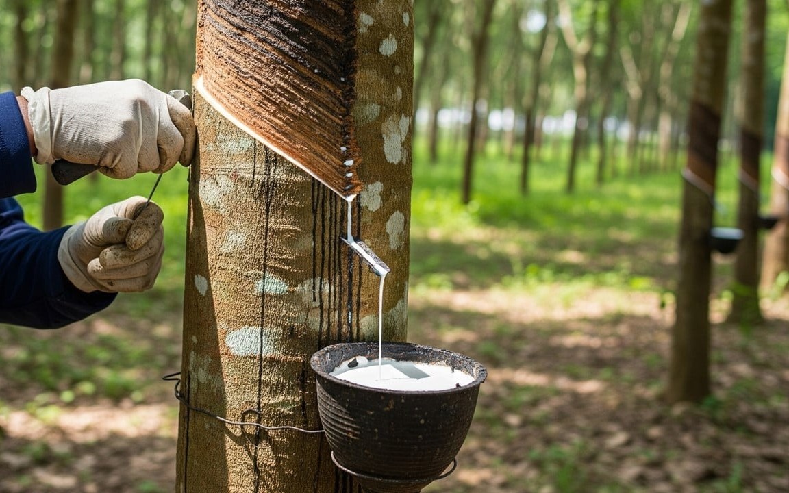 Ngày 31/3: Giá cao su thế giới phân hóa rõ nét, trong nước đi ngang