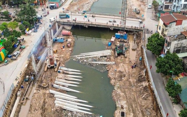 Hà Nội đẩy nhanh 10 dự án chống ngập cấp bách