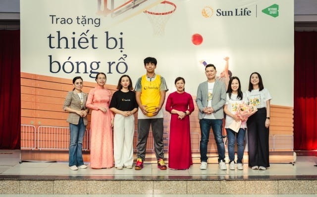 Sun Life khẳng định cam kết lâu dài vì sức khỏe thế hệ trẻ với chương trình Hoops + Health 2026