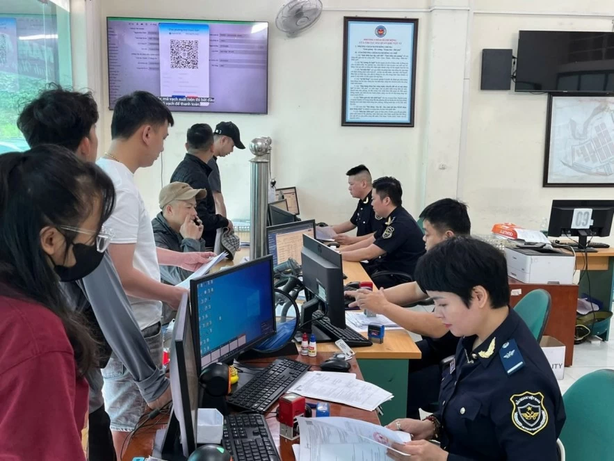 Từ 1/4, Hải quan cửa khẩu Tân Thanh triển khai thanh toán phí tự động Từ 1/4, Hải quan cửa khẩu Tân Thanh triển khai thanh toán phí tự động