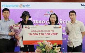 Thêm một người chơi Vietlott trúng 23 giải xổ số tự chọn Max 3D Pro