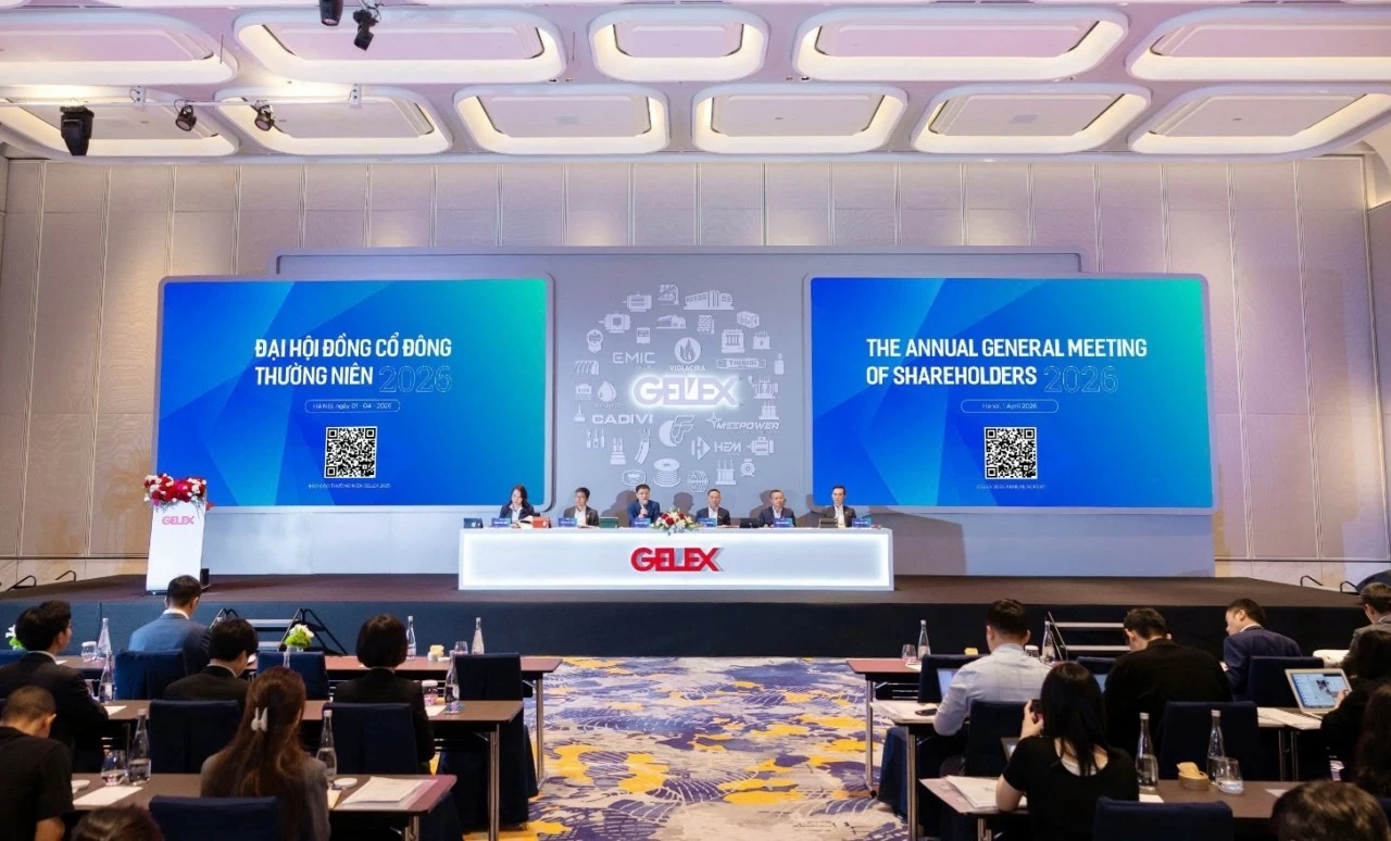 Đại hội cổ đông GELEX 2026: Sẵn sàng cho một chu kỳ tăng trưởng mới Đại hội cổ đông GELEX 2026: Sẵn sàng cho một chu kỳ tăng trưởng mới