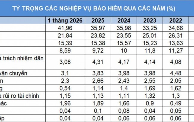 Sự dịch chuyển cơ cấu bảo hiểm phi nhân thọ và "cuộc chơi" chiến lược