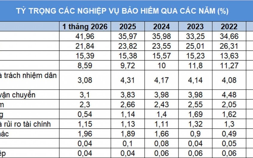 Sự dịch chuyển cơ cấu bảo hiểm phi nhân thọ và "cuộc chơi" chiến lược