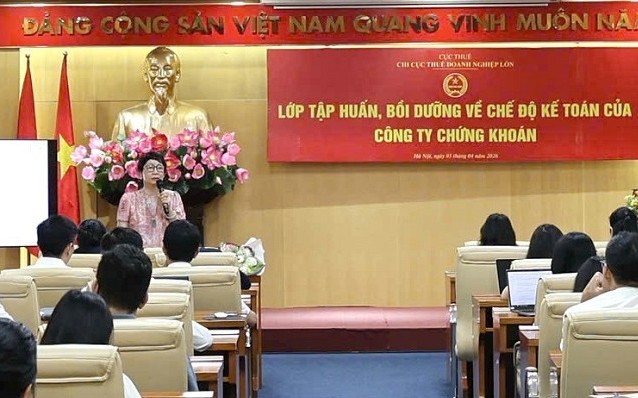 Nâng cao năng lực quản lý thuế trong lĩnh vực chứng khoán