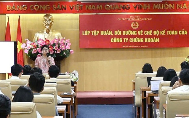 Nâng cao năng lực quản lý thuế trong lĩnh vực chứng khoán