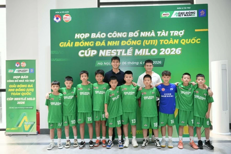 Nestlé MILO đồng hành Giải U11 toàn quốc 2026, lan tỏa tinh thần thể thao học đường Nestlé MILO đồng hành Giải U11 toàn quốc 2026, lan tỏa tinh thần thể thao học đường