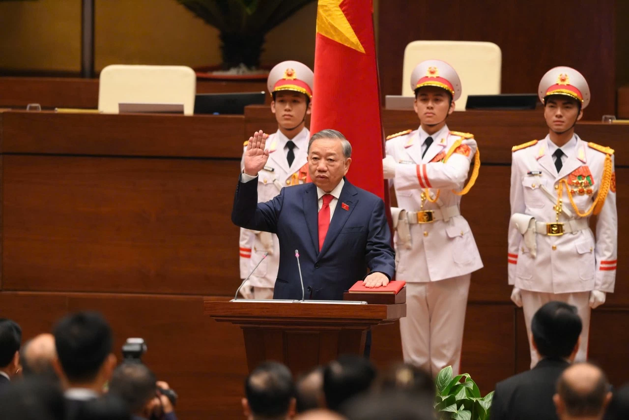 Tổng Bí thư Tô Lâm được bầu giữ chức Chủ tịch nước nhiệm kỳ 2026 - 2031 Tổng Bí thư Tô Lâm được bầu giữ chức Chủ tịch nước nhiệm kỳ 2026 - 2031