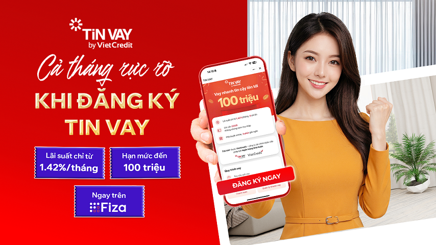 Vững đà tăng trưởng, VietCredit tiếp tục mở rộng mảng vay tiêu dùng cá nhân Vững đà tăng trưởng, VietCredit tiếp tục mở rộng mảng vay tiêu dùng cá nhân