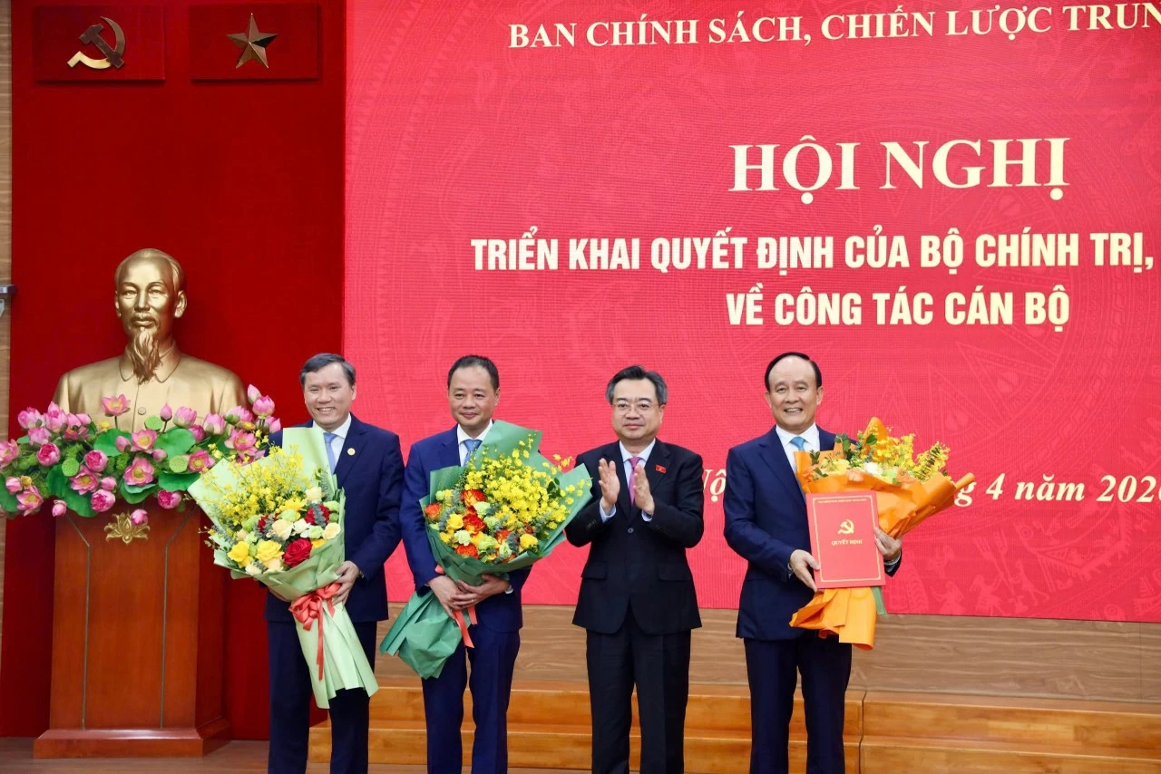 Bổ nhiệm, phân công 3 Phó Trưởng Ban Chính sách, chiến lược Trung ương