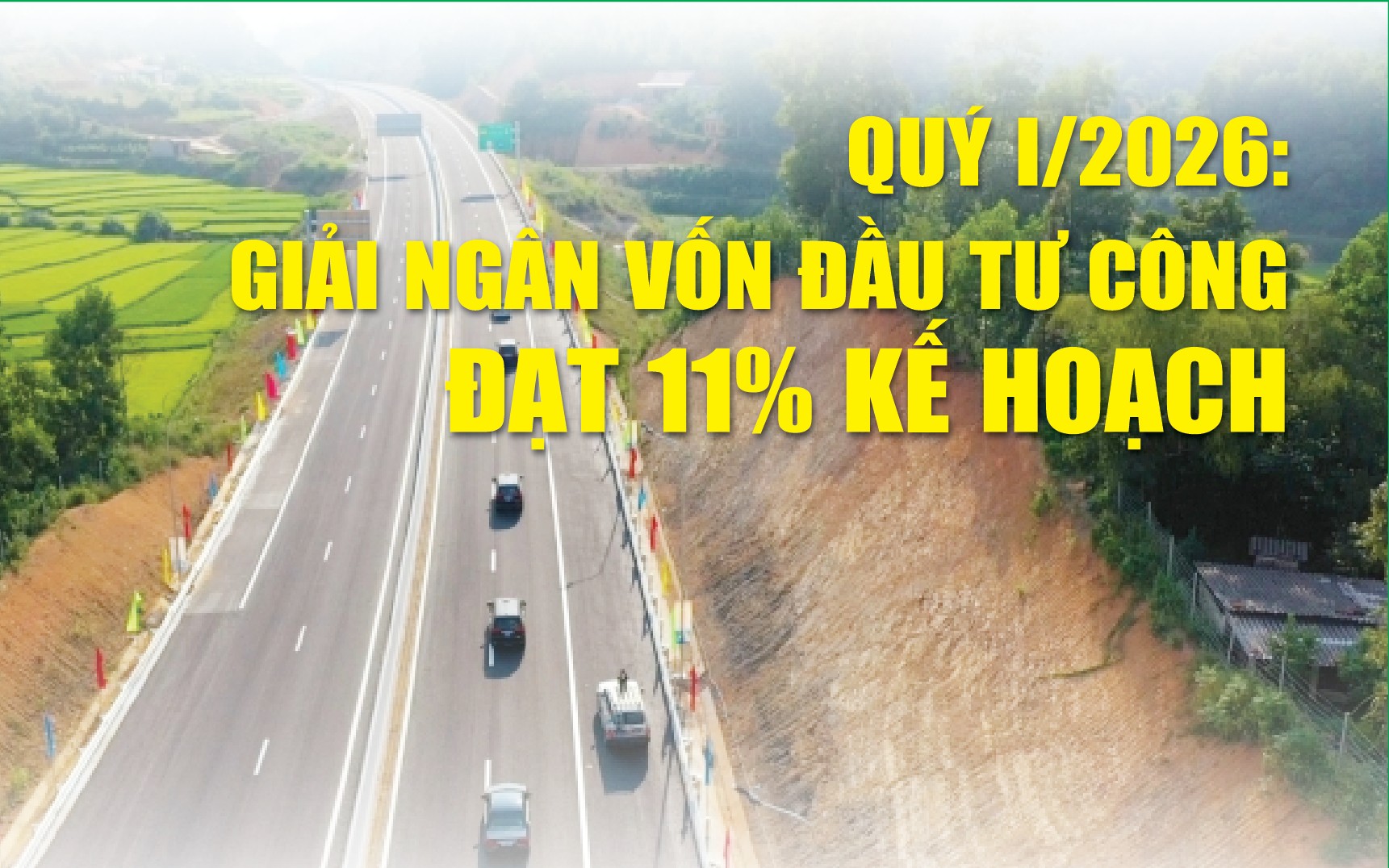 Infographics: Quý I/2026, giải ngân vốn đầu tư công đạt 110.288,1 tỷ đồng