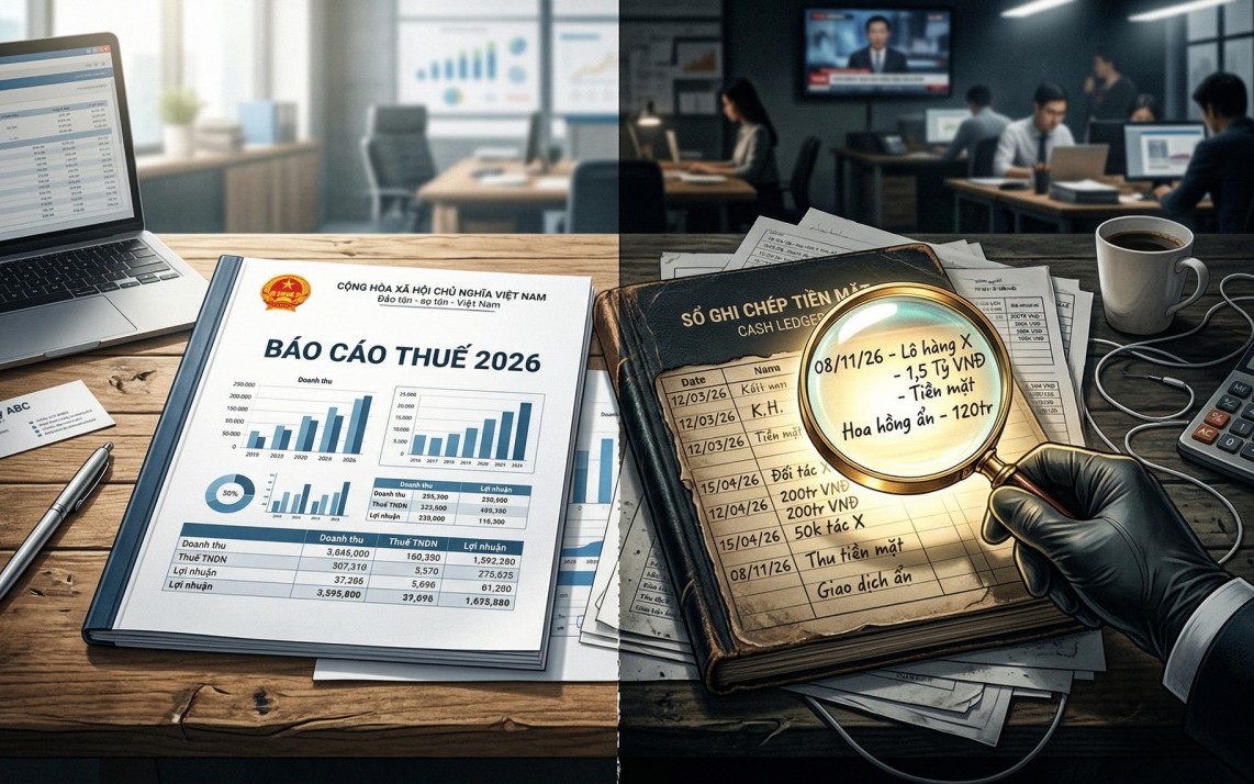 Hành vi sử dụng song song 2 hệ thống sổ kế toán tài chính bị xử phạt ra sao?