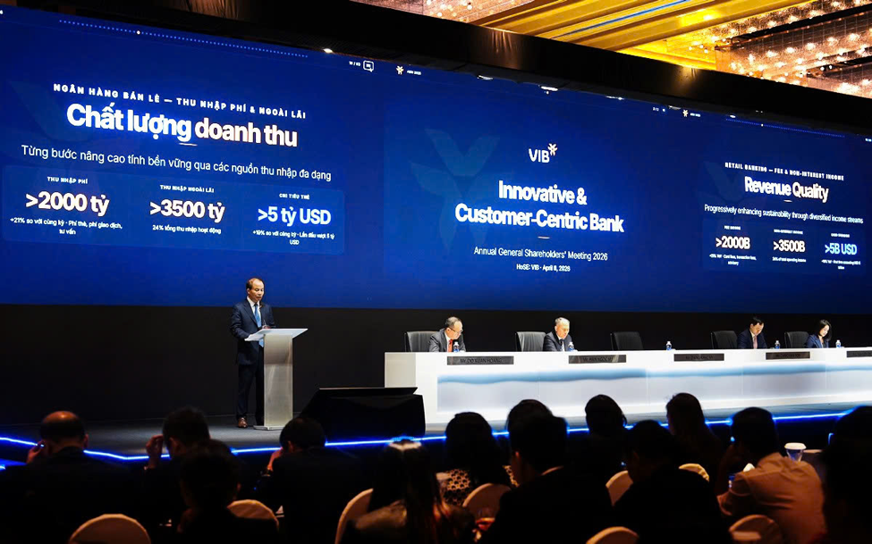 VIB thông qua phương án chia cổ tức 19% trong năm 2026 VIB thông qua phương án chia cổ tức 19% trong năm 2026