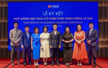 Hàng loạt quỹ đầu tư lớn ký hợp đồng đặt mua cổ phần phát hành riêng lẻ SHB