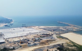 Dự án Khu bến cảng Mỹ Thủy chạy nước rút về đích giai đoạn 1