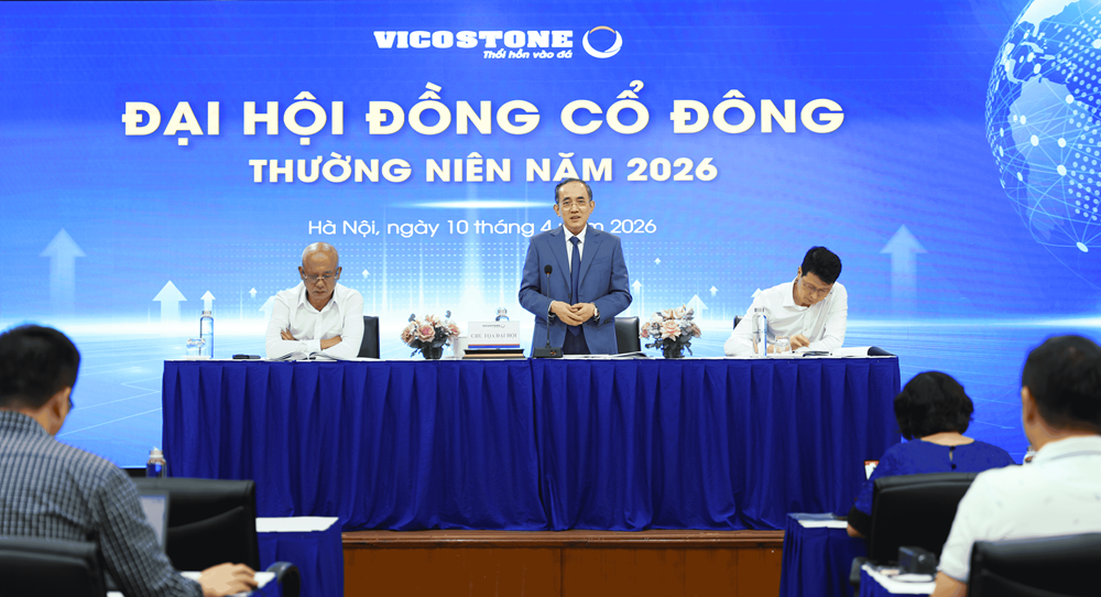Đại hội đồng cổ đông Vicostone 2026: Thay đổi và thích ứng trong bối cảnh thách thức toàn cầu Đại hội đồng cổ đông Vicostone 2026: Thay đổi và thích ứng trong bối cảnh thách thức toàn cầu