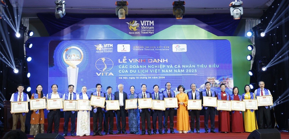 Vinh danh 141 doanh nghiệp và 80 cá nhân tiêu biểu ngành du lịch năm 2025