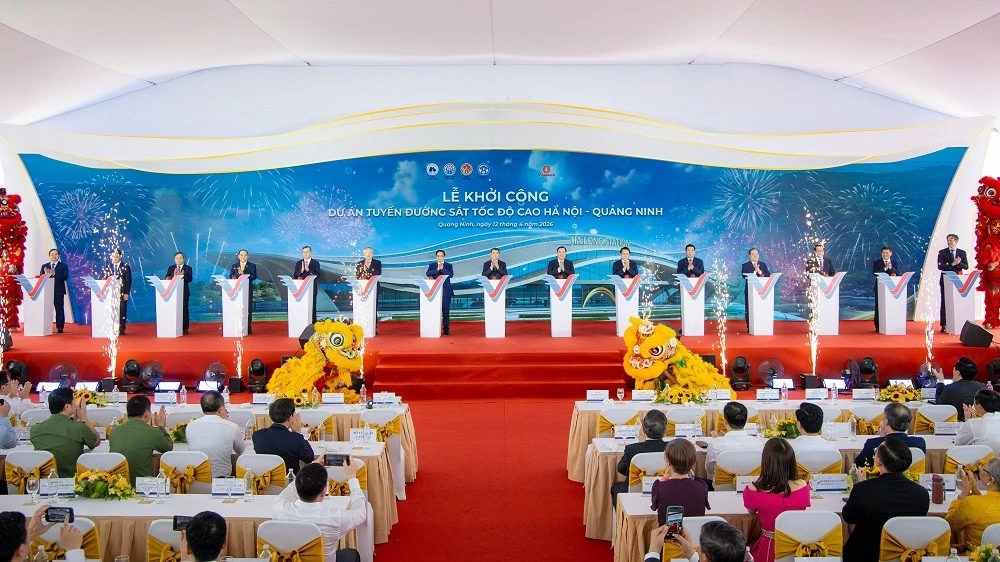 Khởi công dự án đường sắt cao tốc Hà nội – Quảng ninh: Tạo động lực mới cho phát triển liên vùng Khởi công dự án đường sắt cao tốc Hà nội – Quảng ninh: Tạo động lực mới cho phát triển liên vùng