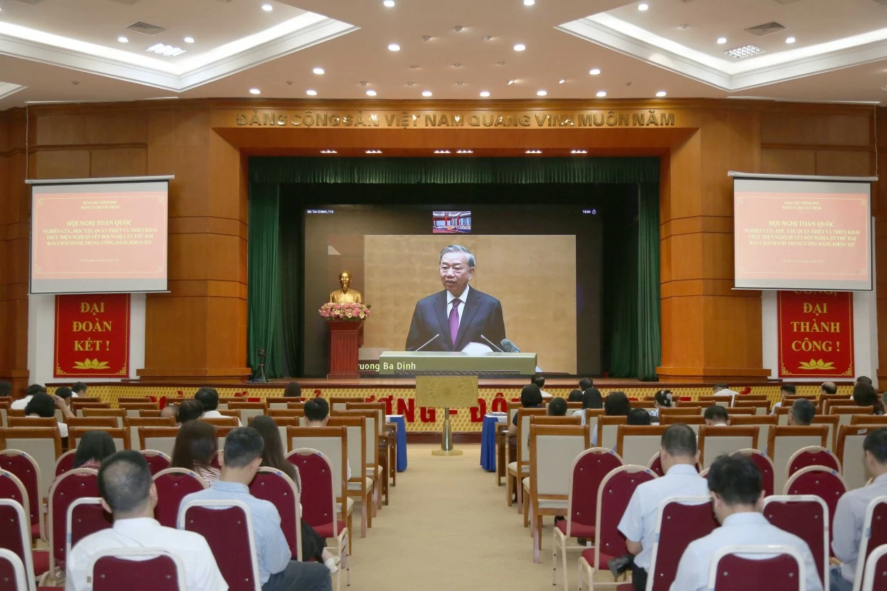 Đảng bộ Bộ Tài chính quán triệt, triển khai Nghị quyết Hội nghị lần thứ hai Ban Chấp hành Trung ương Đảng khóa XIV Đảng bộ Bộ Tài chính quán triệt, triển khai Nghị quyết Hội nghị lần thứ hai Ban Chấp hành Trung ương Đảng khóa XIV