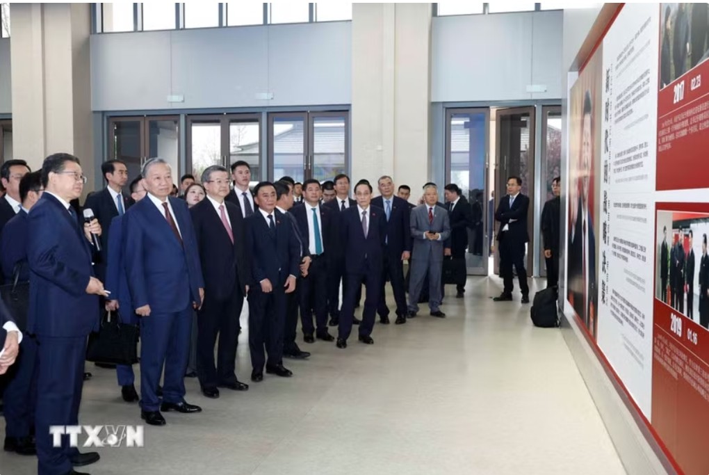 Tổng Bí thư, Chủ tịch nước Tô Lâm thăm Khu mới Hùng An của Trung Quốc