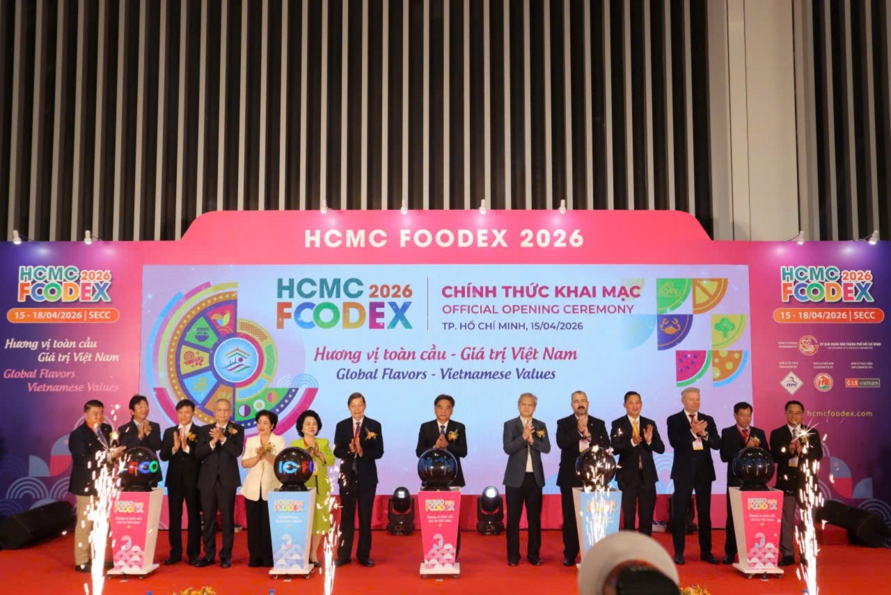 HCMC FOODEX 2026 kết nối giao thương, đưa thực phẩm TP.Hồ Chí Minh vào chuỗi toàn cầu