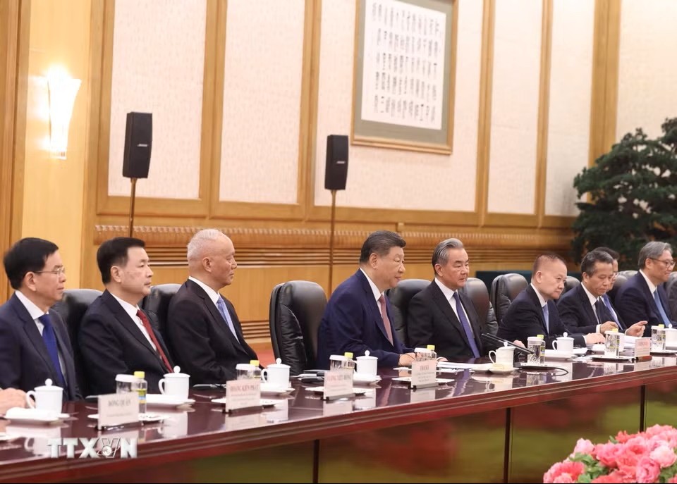 Tổng Bí thư, Chủ tịch nước Tô Lâm hội đàm với Tổng Bí thư, Chủ tịch nước Trung Quốc Tập Cận Bình