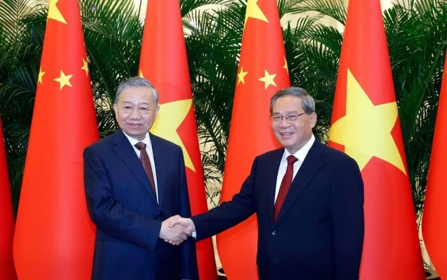 Tổng Bí thư, Chủ tịch nước Tô Lâm hội kiến Thủ tướng Trung Quốc Lý Cường