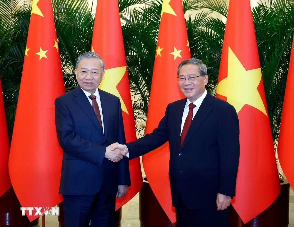 Tổng Bí thư, Chủ tịch nước Tô Lâm hội kiến Thủ tướng Trung Quốc Lý Cường Tổng Bí thư, Chủ tịch nước Tô Lâm hội kiến Thủ tướng Trung Quốc Lý Cường