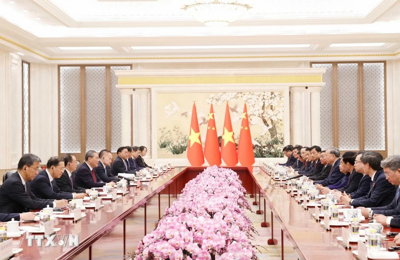 Tổng Bí thư, Chủ tịch nước Tô Lâm hội kiến Thủ tướng Trung Quốc Lý Cường Tổng Bí thư, Chủ tịch nước Tô Lâm hội kiến Thủ tướng Trung Quốc Lý Cường