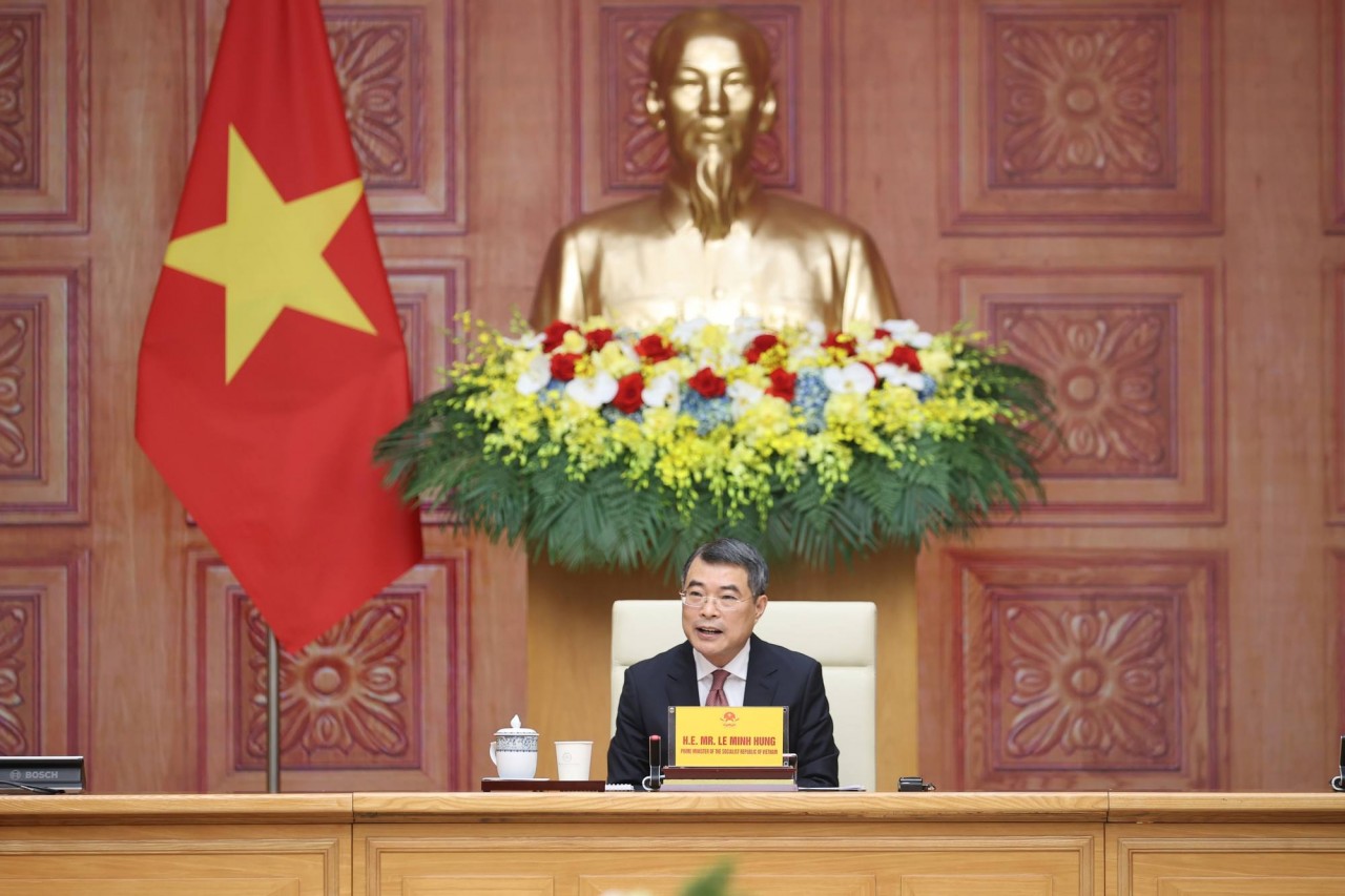 Thủ tướng Lê Minh Hưng làm việc với các doanh nghiệp hàng đầu của Hoa Kỳ