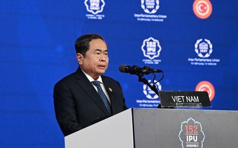 Chủ tịch Quốc hội Trần Thanh Mẫn dự và phát biểu tại Phiên thảo luận chung Đại hội đồng IPU-152