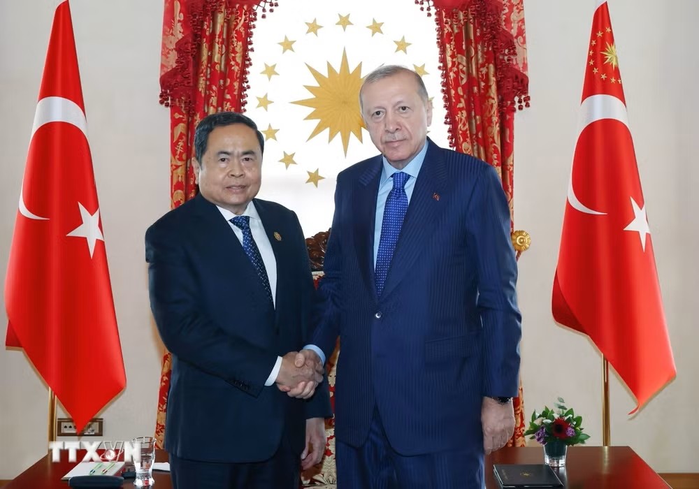 Chủ tịch Quốc hội Trần Thanh Mẫn hội kiến Tổng thống Thổ Nhĩ Kỳ Recep Tayyip Erdogan Chủ tịch Quốc hội Trần Thanh Mẫn hội kiến Tổng thống Thổ Nhĩ Kỳ Recep Tayyip Erdogan