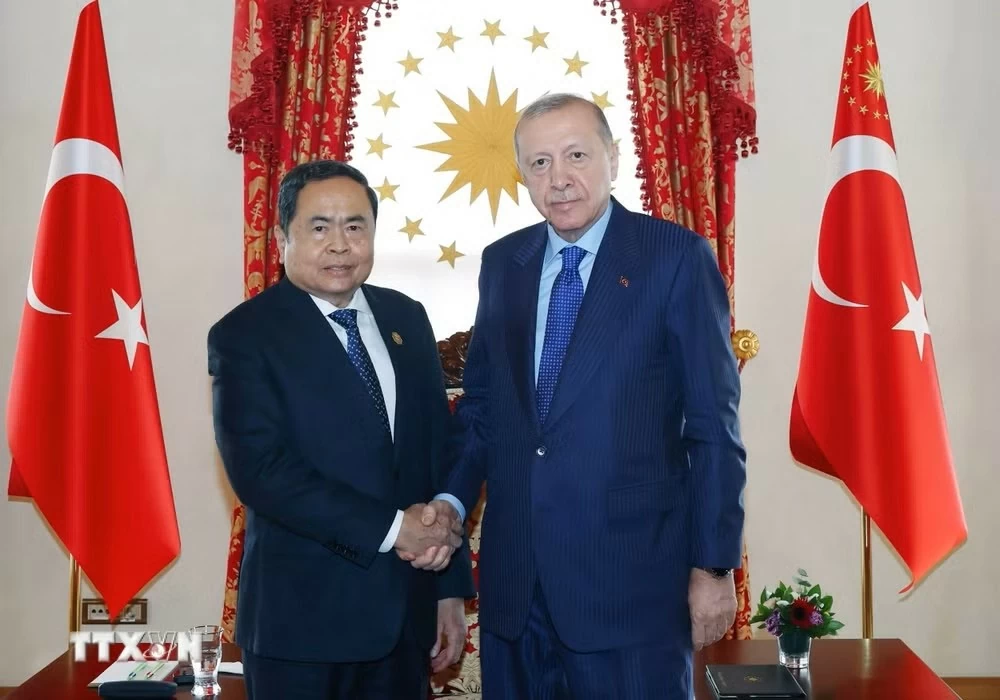 Chủ tịch Quốc hội Trần Thanh Mẫn hội kiến Tổng thống Thổ Nhĩ Kỳ Recep Tayyip Erdogan Chủ tịch Quốc hội Trần Thanh Mẫn hội kiến Tổng thống Thổ Nhĩ Kỳ Recep Tayyip Erdogan