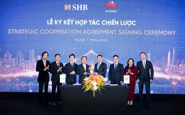 SHB hợp tác chiến lược với Huawei