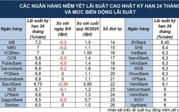 Lãi suất "dịu nhiệt" nhưng không nhiều dư địa