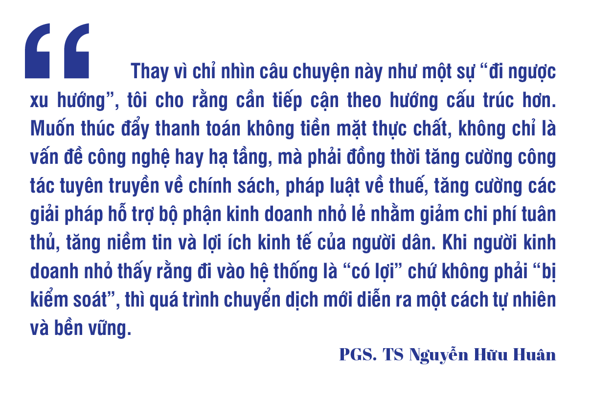 Loạt bài: Thanh toán “tiền mặt” có đang quay trở lại?  Bài 3: Thanh toán tiền mặt có thực sự quay trở lại, gây áp lực lên điều hành chính sách tiền tệ?