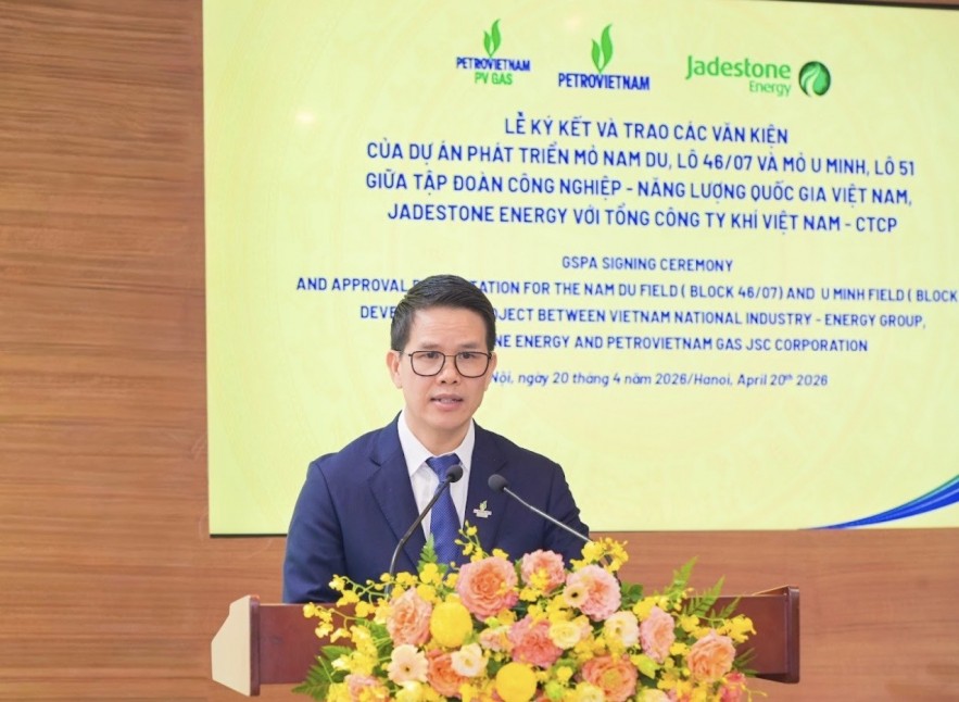 Petrovietnam/PV GAS ký kết và trao các văn kiện dự án phát triển mỏ Nam Du - U Minh, góp phần đảm bảo an ninh năng lượng quốc gia