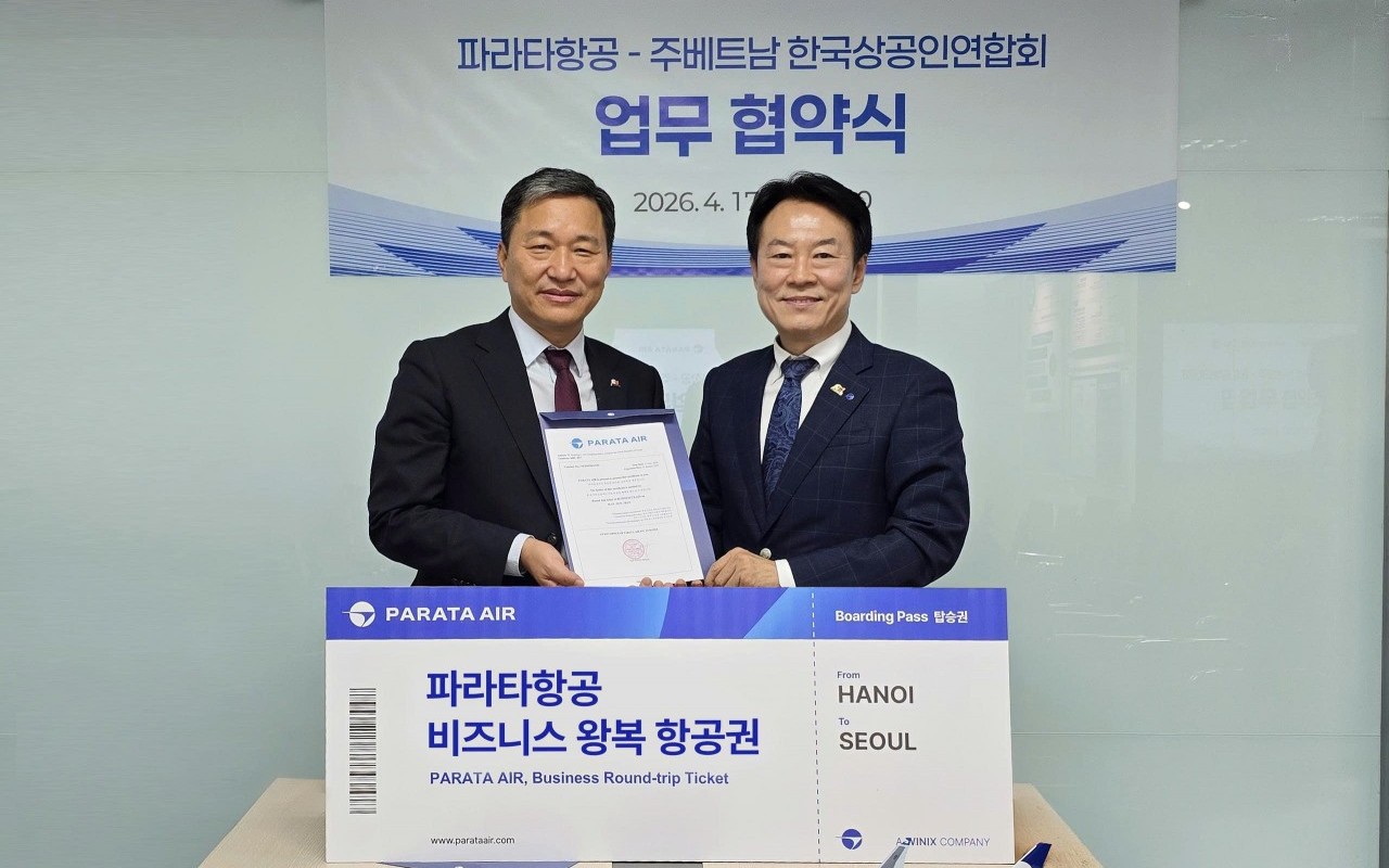 KoCham và Parata Air ký kết hợp tác chiến lược thúc đẩy kinh doanh Việt Nam - Hàn Quốc