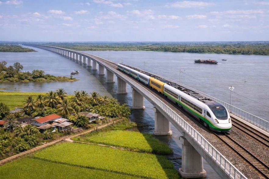 Định dạng phương án đầu tư tuyến đường sắt TP. Hồ Chí Minh - Cần Thơ