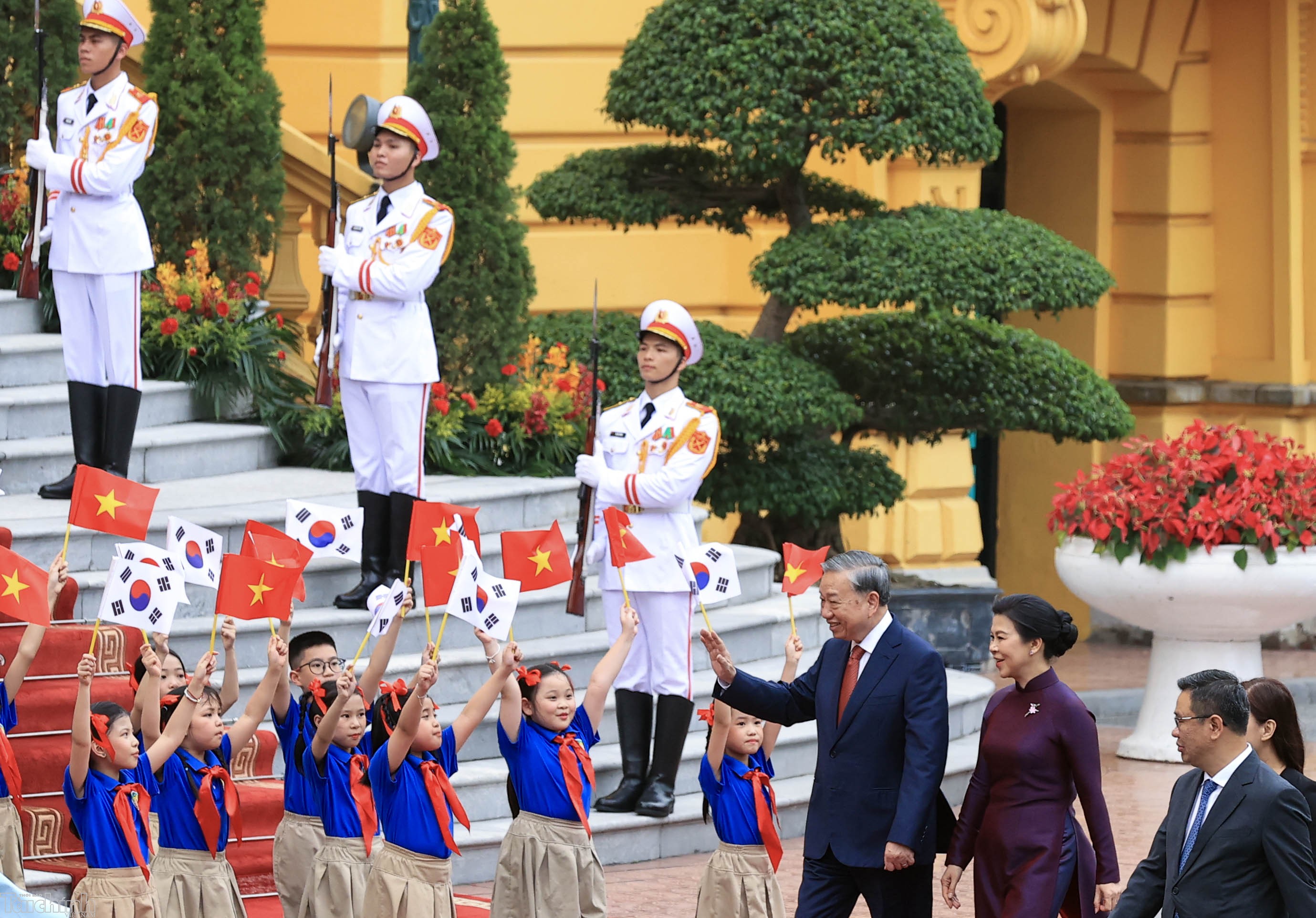 lễ đón tổng thống Hàn Quốc