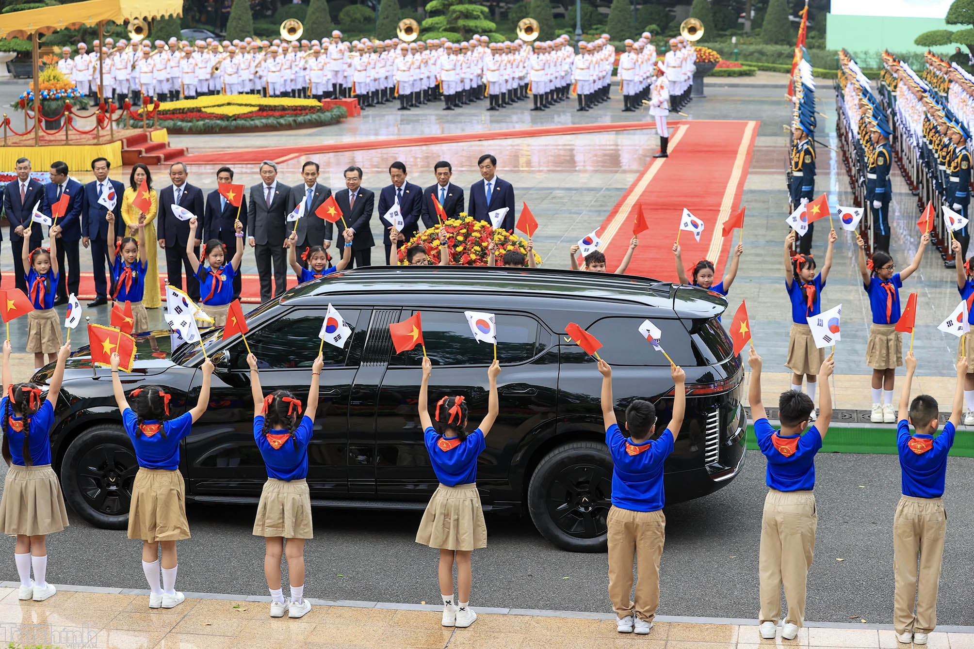 lễ đón tổng thống Hàn Quốc