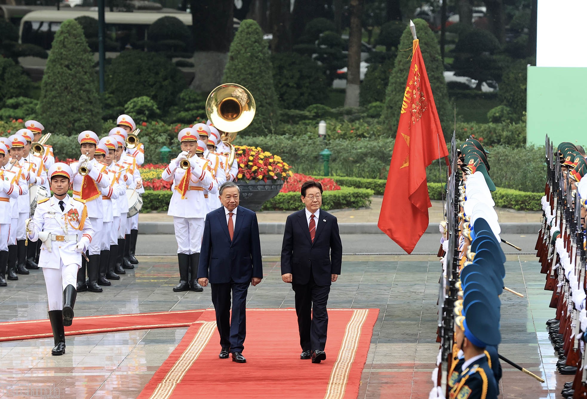 lễ đón tổng thống Hàn Quốc