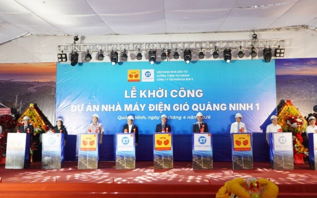Khởi công dự án Nhà máy điện gió Quảng Ninh 1
