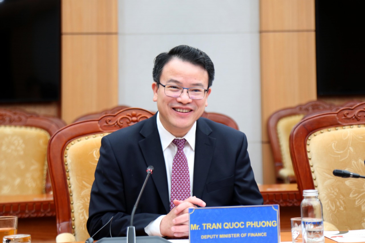 Thứ trưởng Trần Quốc Phương tiếp Chủ tịch Hội đồng quản trị K-SURE Jang Youngjin