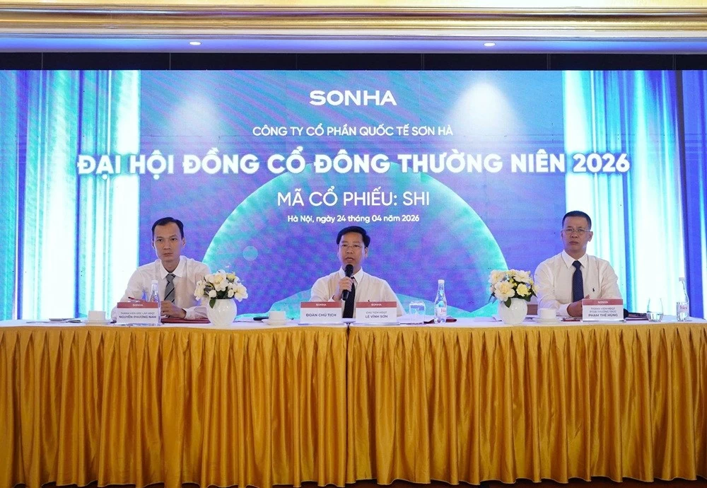 Đại hội đồng cổ đông năm 2026: Sơn Hà đặt mục tiêu doanh thu 13.000 tỷ đồng Đại hội đồng cổ đông năm 2026: Sơn Hà đặt mục tiêu doanh thu 13.000 tỷ đồng
