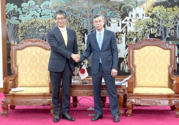 Bộ trưởng Bộ Tài chính Ngô Văn Tuấn tiếp Đại sứ Nhật Bản tại Việt Nam Ito Naoki